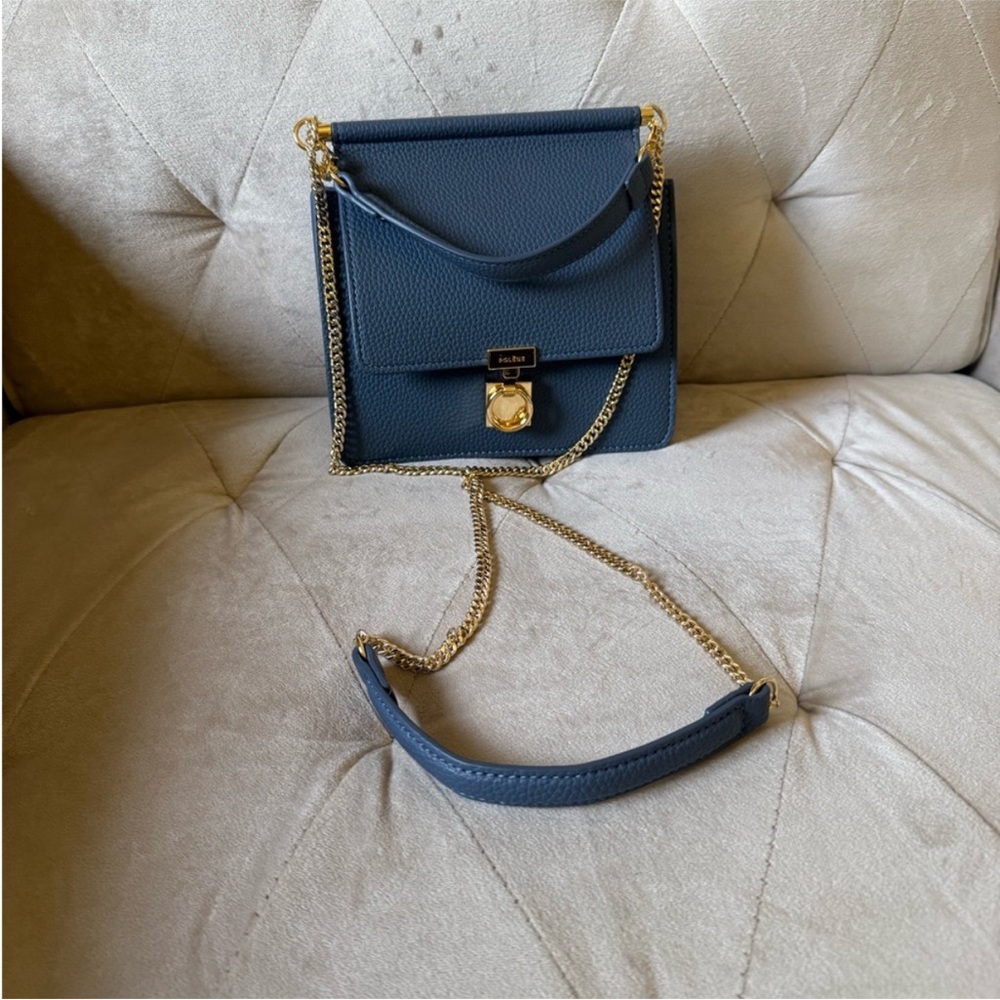 Polene Crossbody Bag with Gold Chain